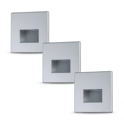 Set LED Wandeinbauleuchte - Edge 3er-Set