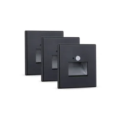 Set LED Wandeinbauleuchte - Edge 3er-Set