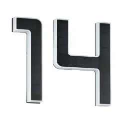 Set Solar LED Hausnummernleuchte - Nummer 14