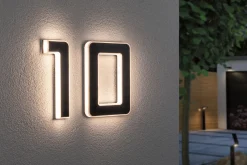 Set Solar LED Hausnummernleuchte - Nummer 10