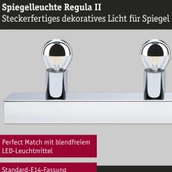 Set Spiegelleuchte - Regula II 4-flammig