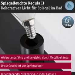 Set Spiegelleuchte - Regula II 4-flammig