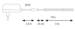 SimpLED LED Strip - Full-Line COB Komplettset