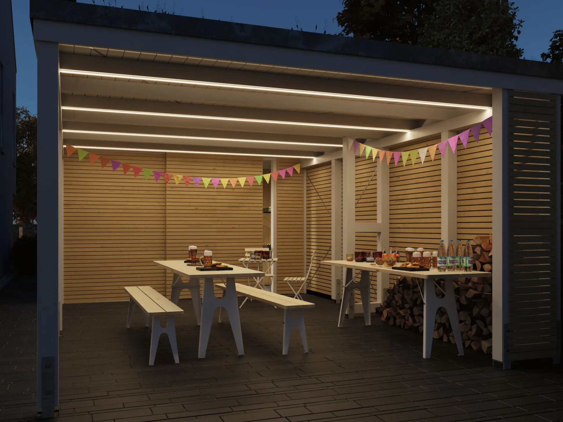 SimpLED LED Strip - Outdoor Komplettset