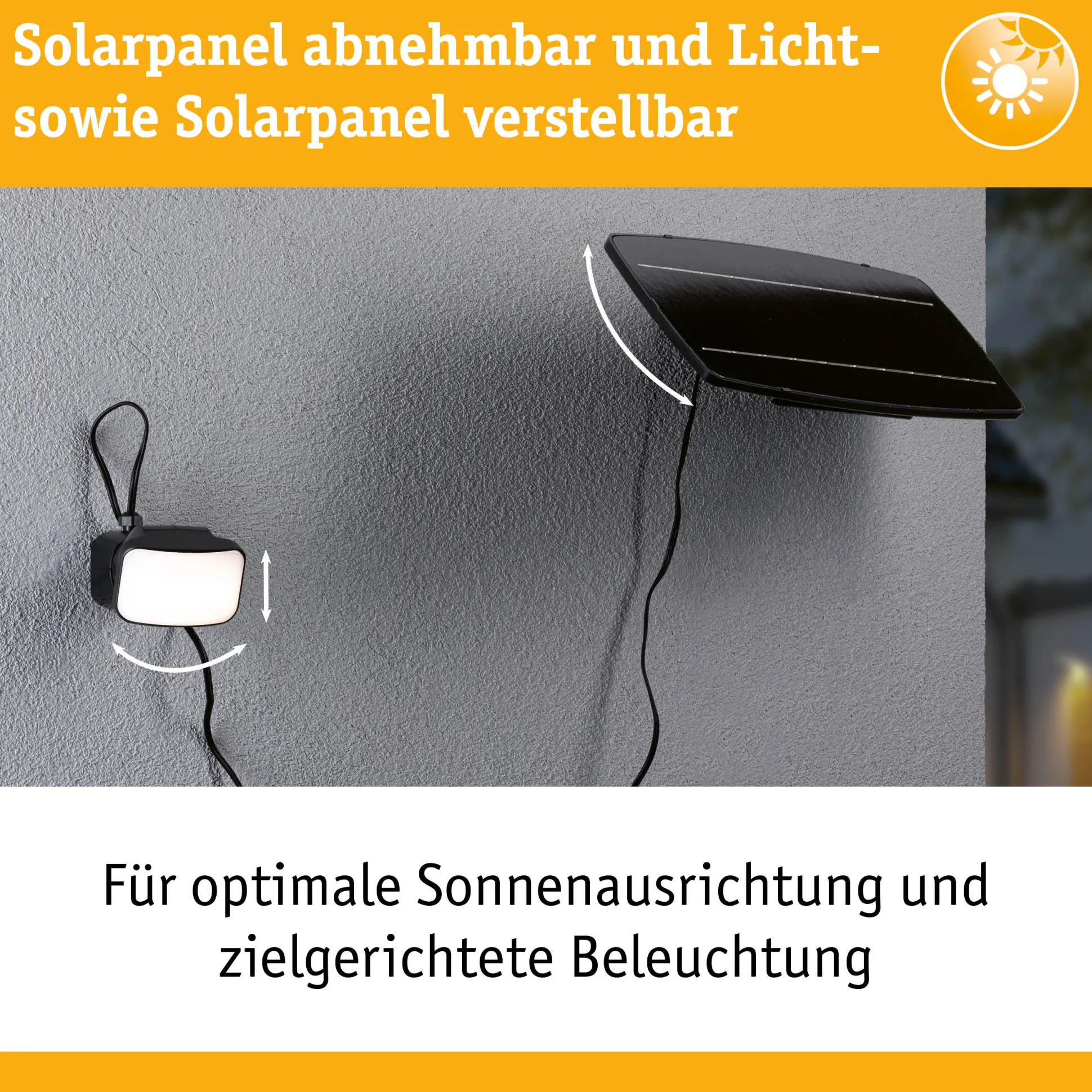 Solar Fluter - Flotas inkl. Dämmerungsgesteuerter Bewegungsmelder (HF)
