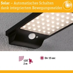 Solar LED Außenwandleuchte - Solveig
