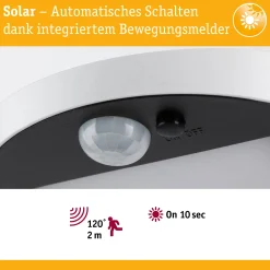 Solar LED Außenwandleuchte - Ryse