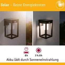Solar LED Außenwandleuchte - Marisol