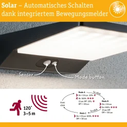 Solar LED Außenwandleuchte - Ronas