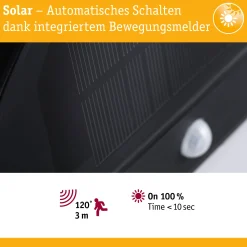 Solar LED Außenwandleuchte - Helena