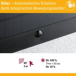 Solar LED Hausnummernleuchte - Neda insektenfreundlich