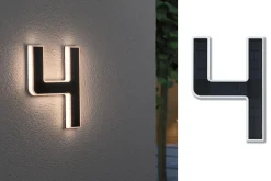 Solar LED Hausnummernleuchte - Nummer 4