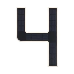 Solar LED Hausnummernleuchte - Nummer 4