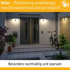 Solar LED Hausnummernleuchte - Nummer 1