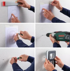 Solar LED Hausnummernleuchte - Buchstabe c