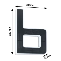 Solar LED Hausnummernleuchte - Buchstabe b