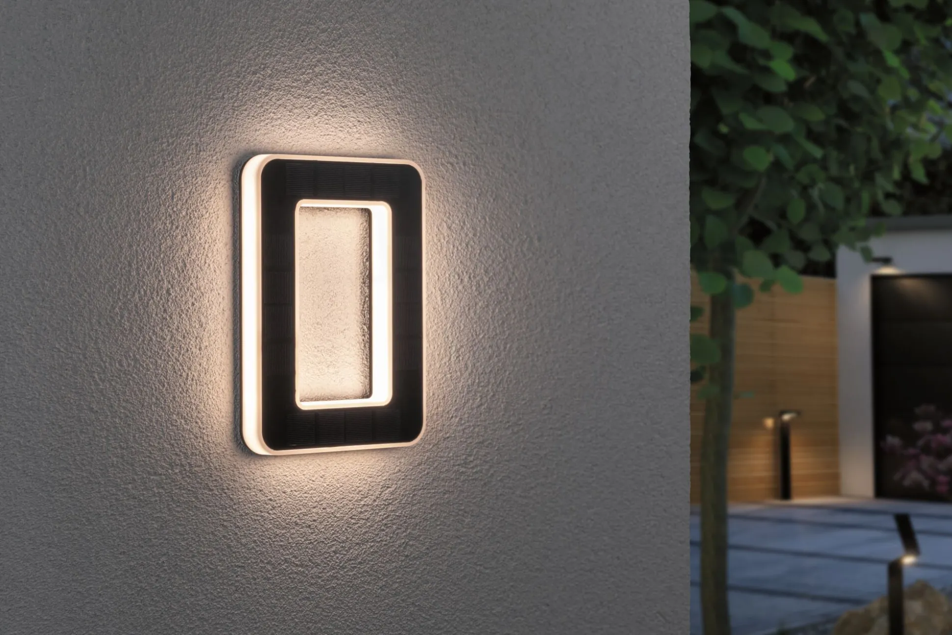 Solar LED Hausnummernleuchte - Nummer 0