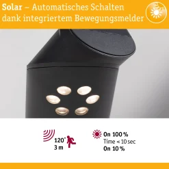Solar LED Pollerleuchte - Ilias