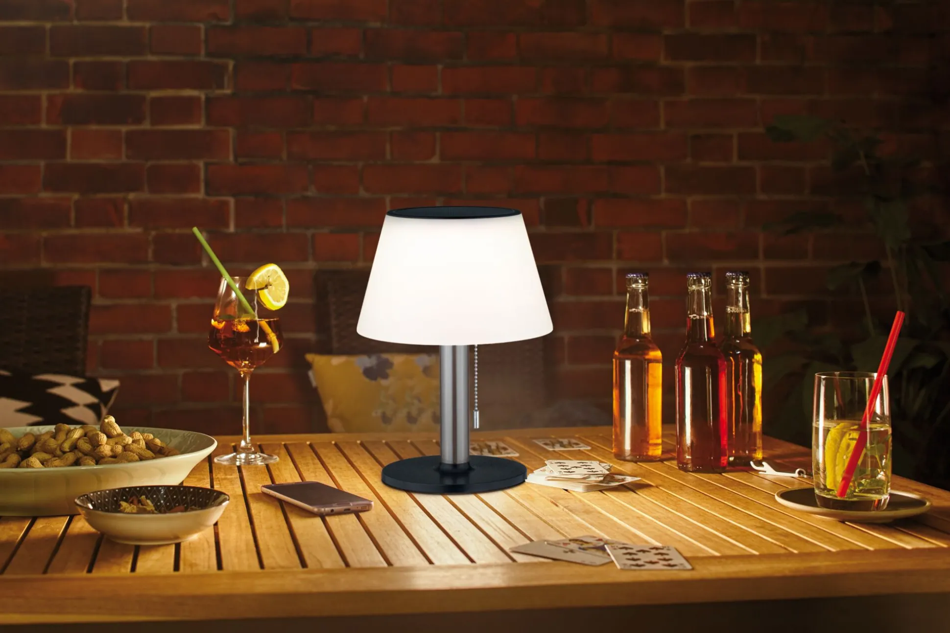 Solar LED Tischleuchte 3-Step-Dim - Lillesol