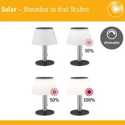 Solar LED Tischleuchte 3-Step-Dim - Lillesol