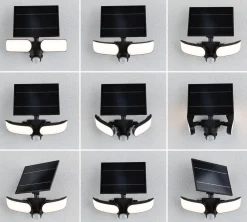 Solar LED Wandfluter - Sonlig Dämmerungsgesteuerter Bewegungsmelder (IR)
