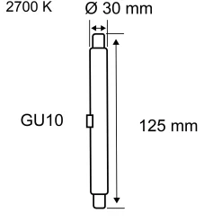 Standard 230V - LED Deco Pipe GU10
