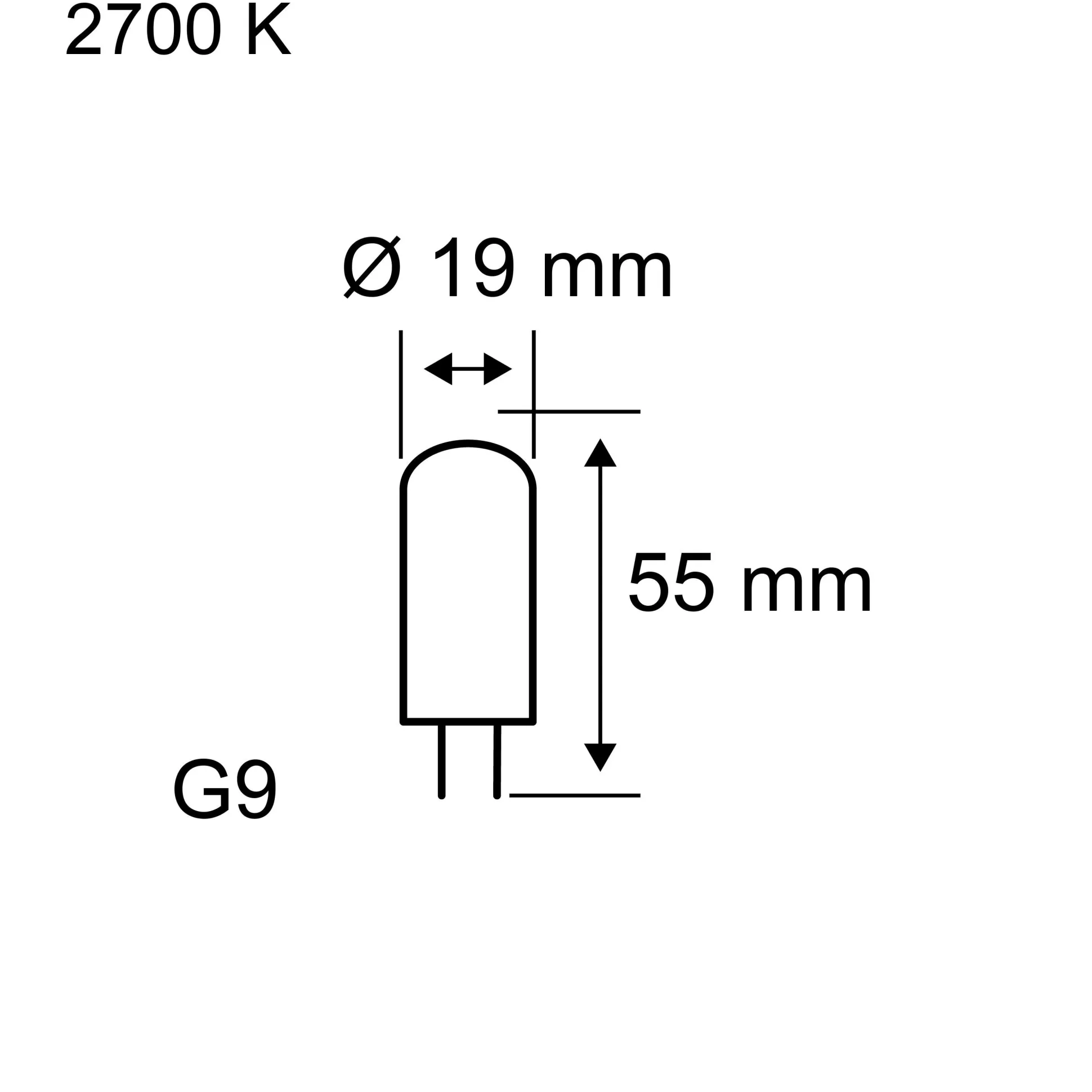 Standard 230V - LED Stiftsockel G9