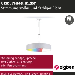 URail Pendel Smart Home Zigbee 3.0 - Hildor RGBW