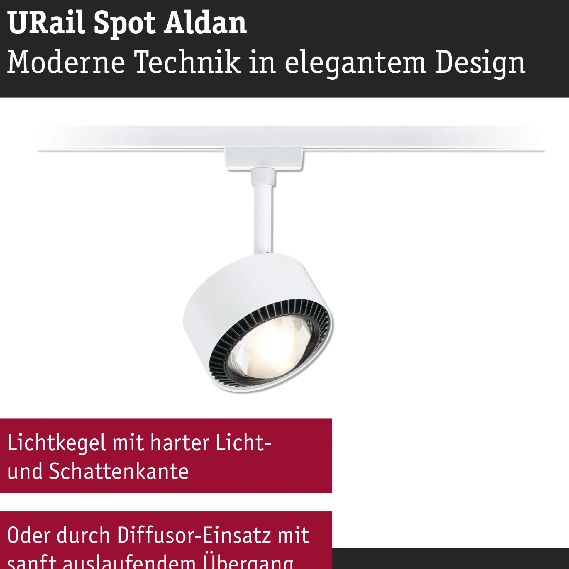 URail Schienenspot - Aldan Einzelspot