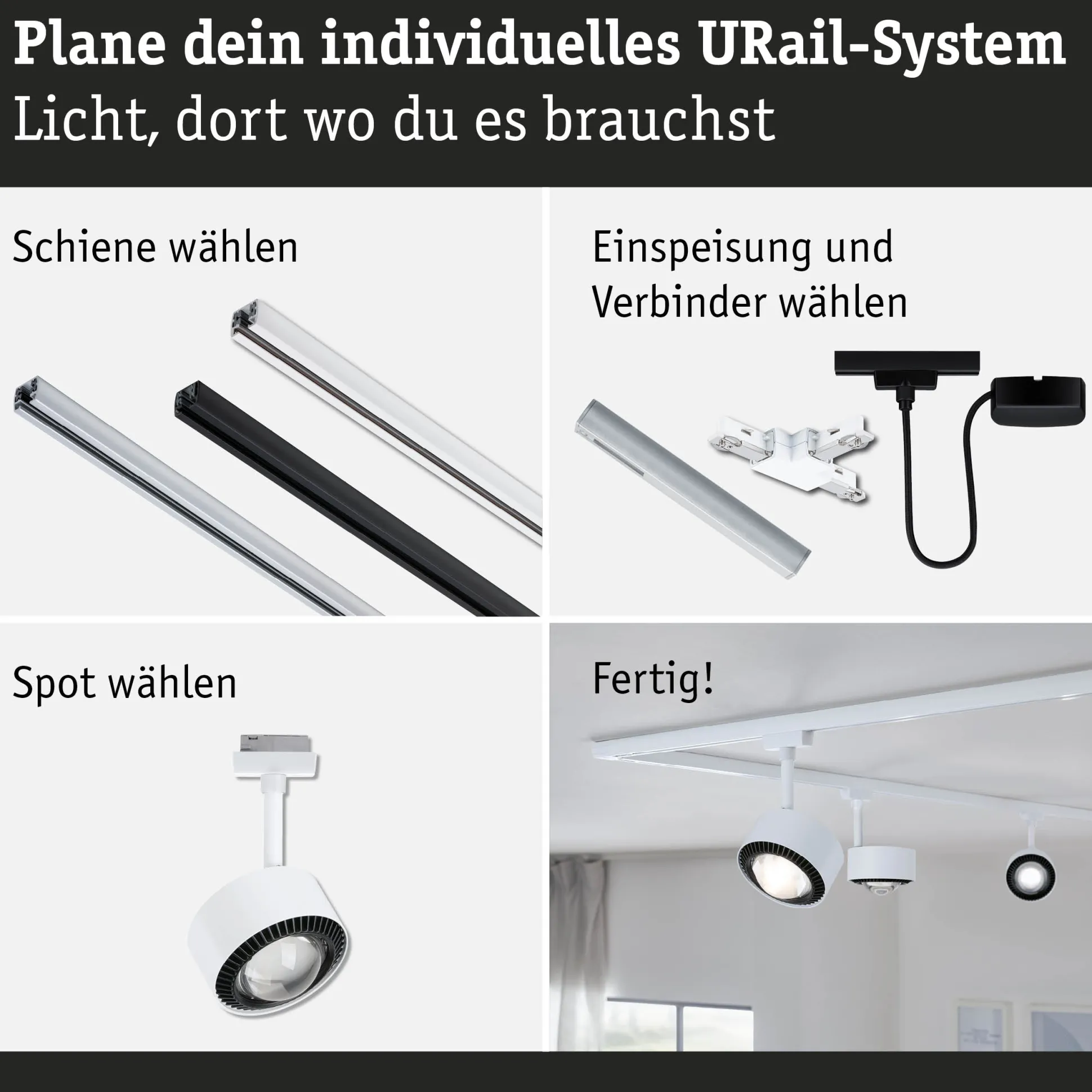URail Schienenspot - Aldan Einzelspot