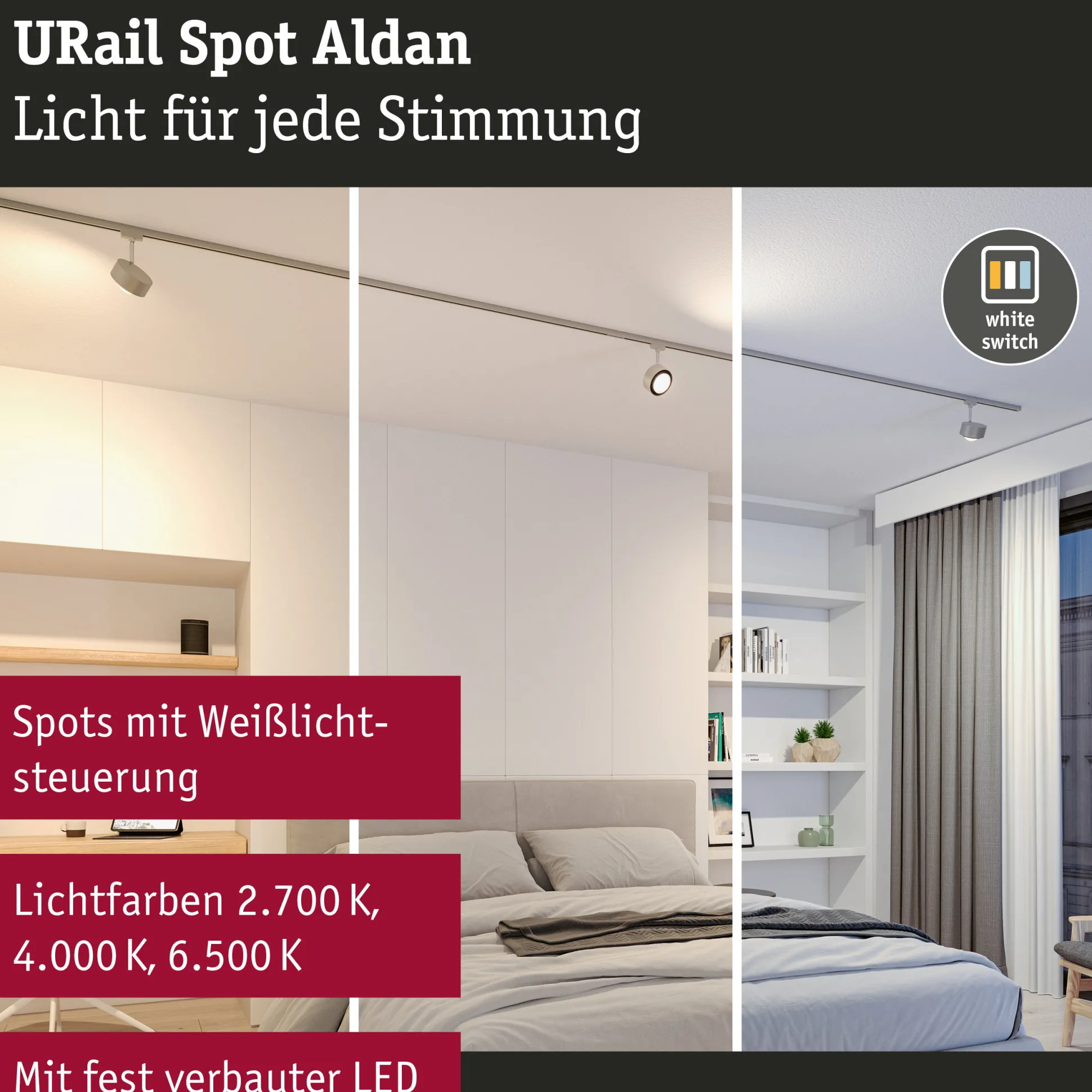 URail Schienenspot - Aldan Einzelspot