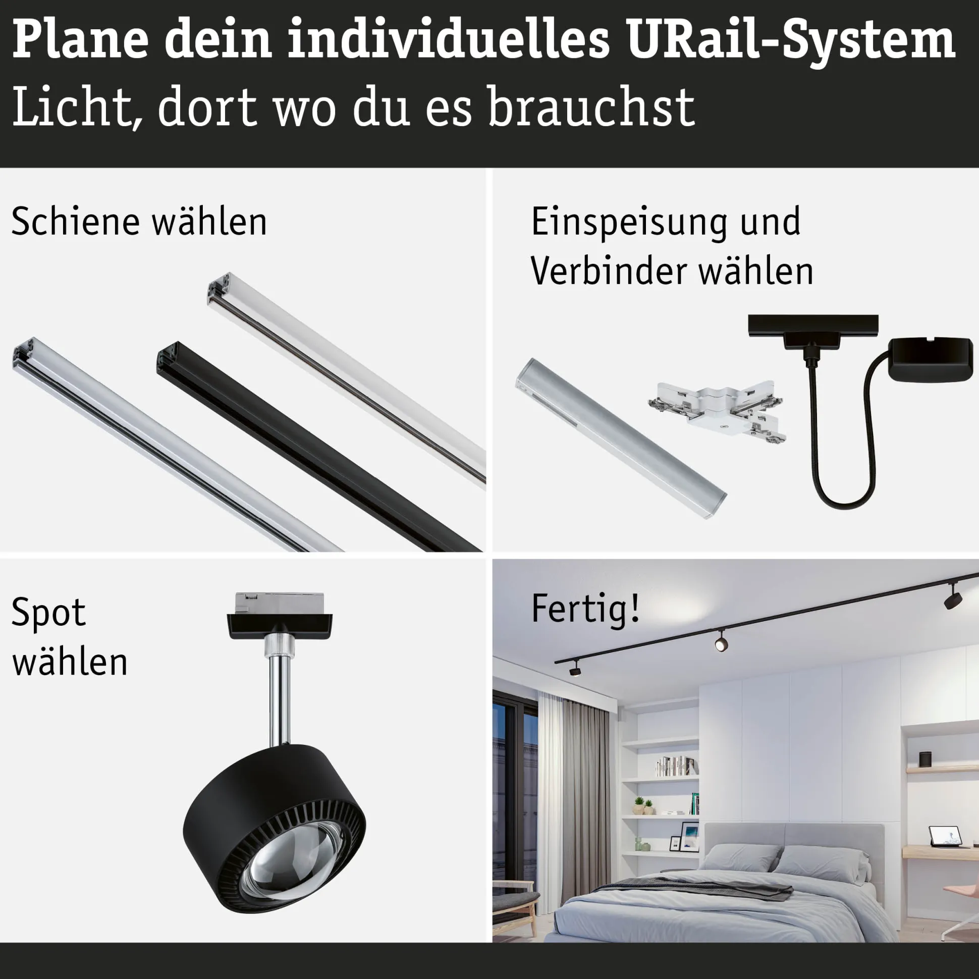 URail Schienenspot - Aldan Einzelspot