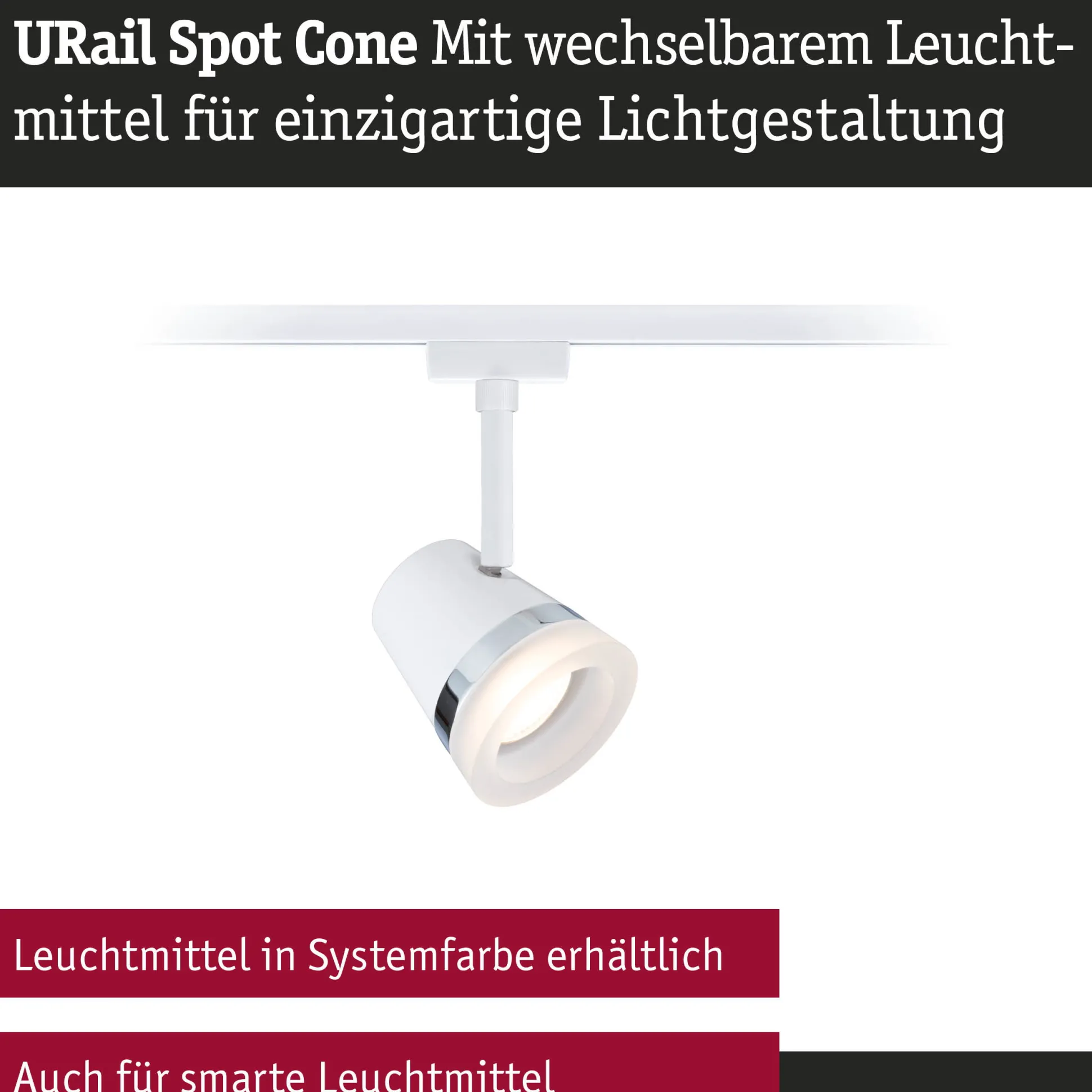 URail Schienenspot - Cone Einzelspot