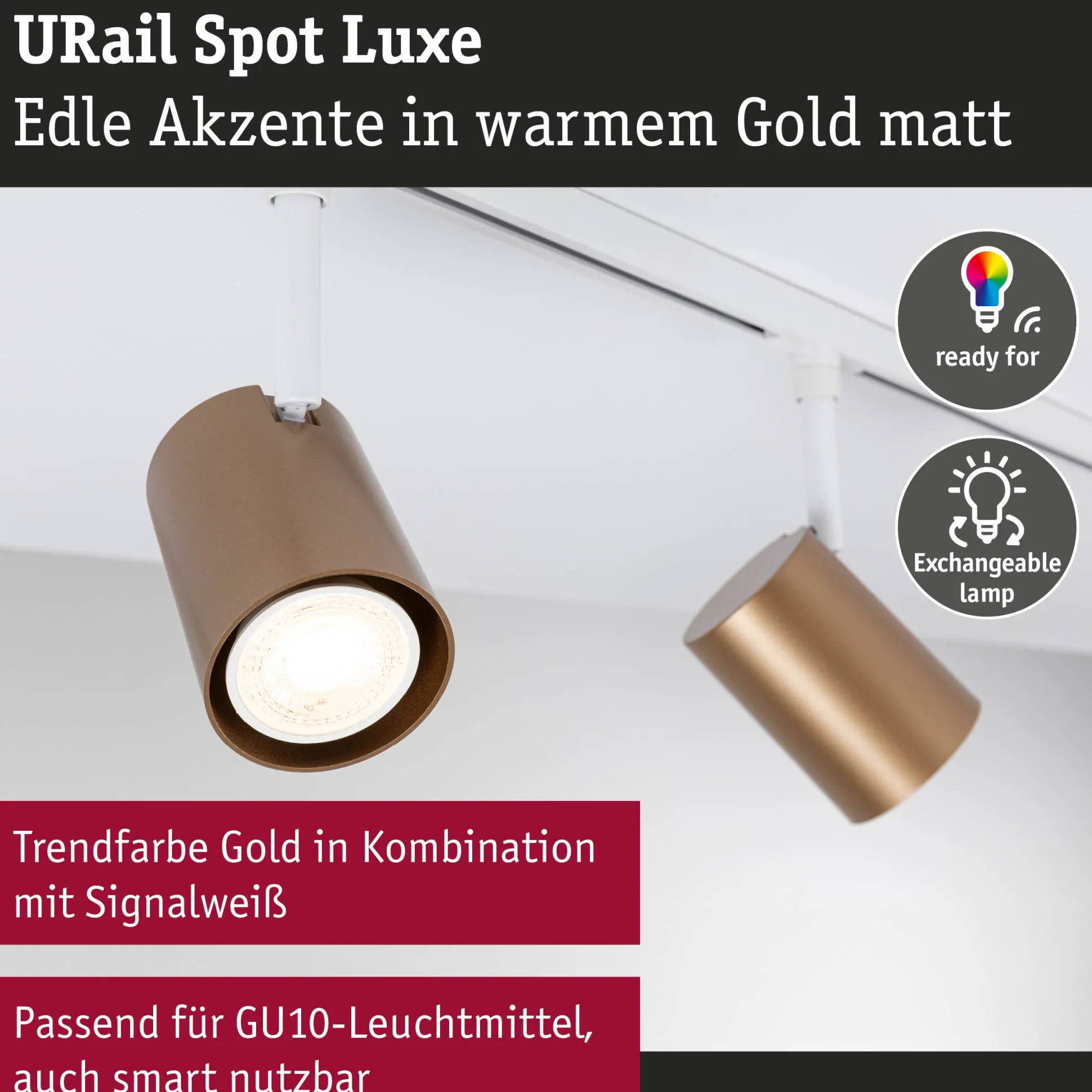 URail Schienenspot - Luxe