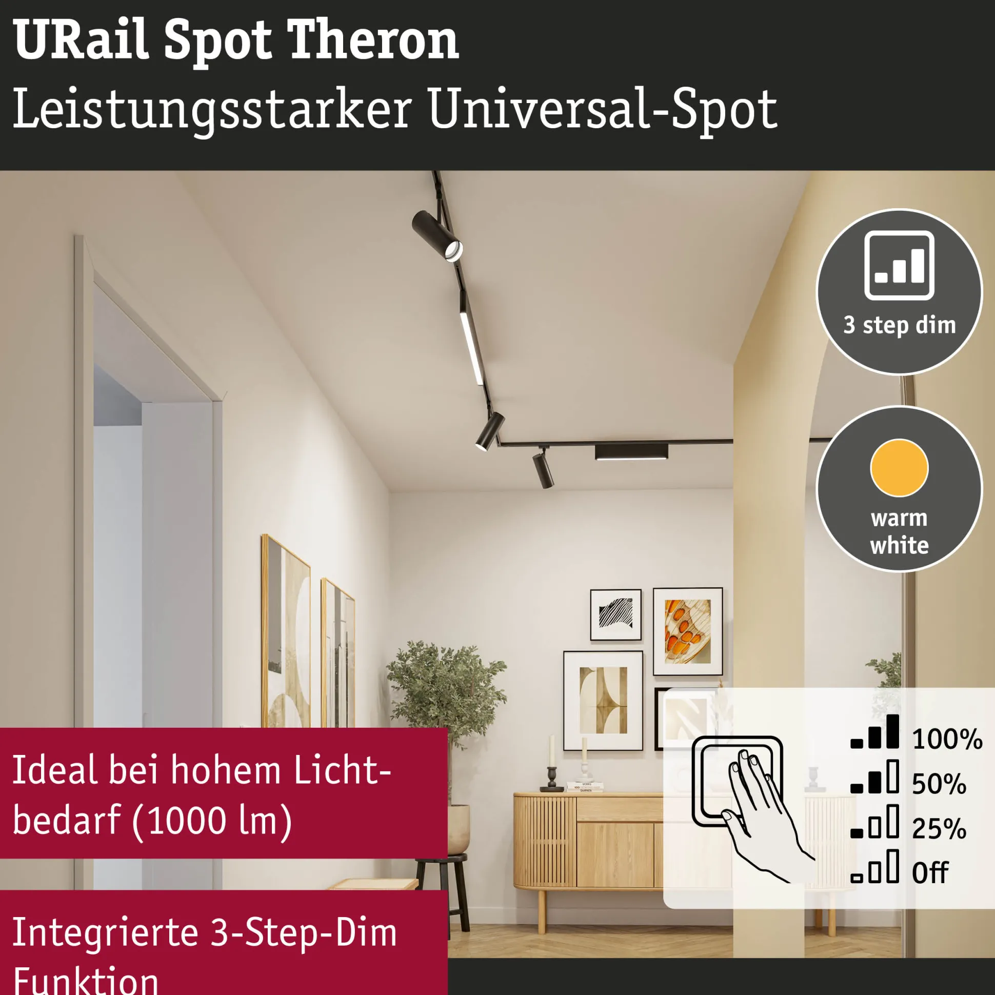 URail Schienenspot - Theron Einzelspot