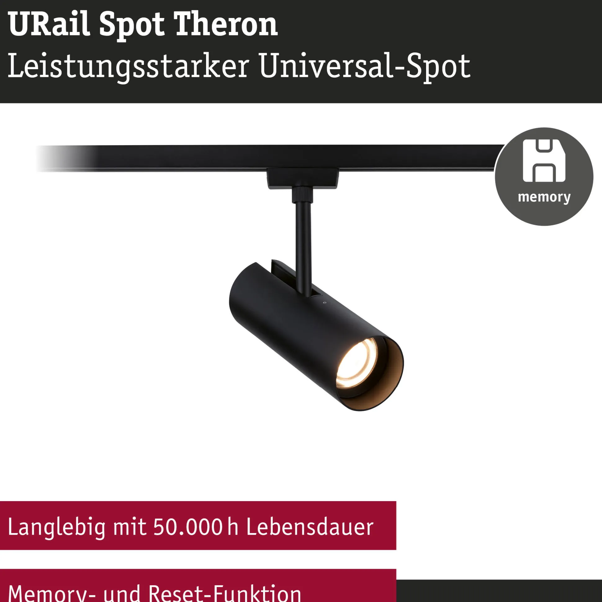 URail Schienenspot - Theron Einzelspot