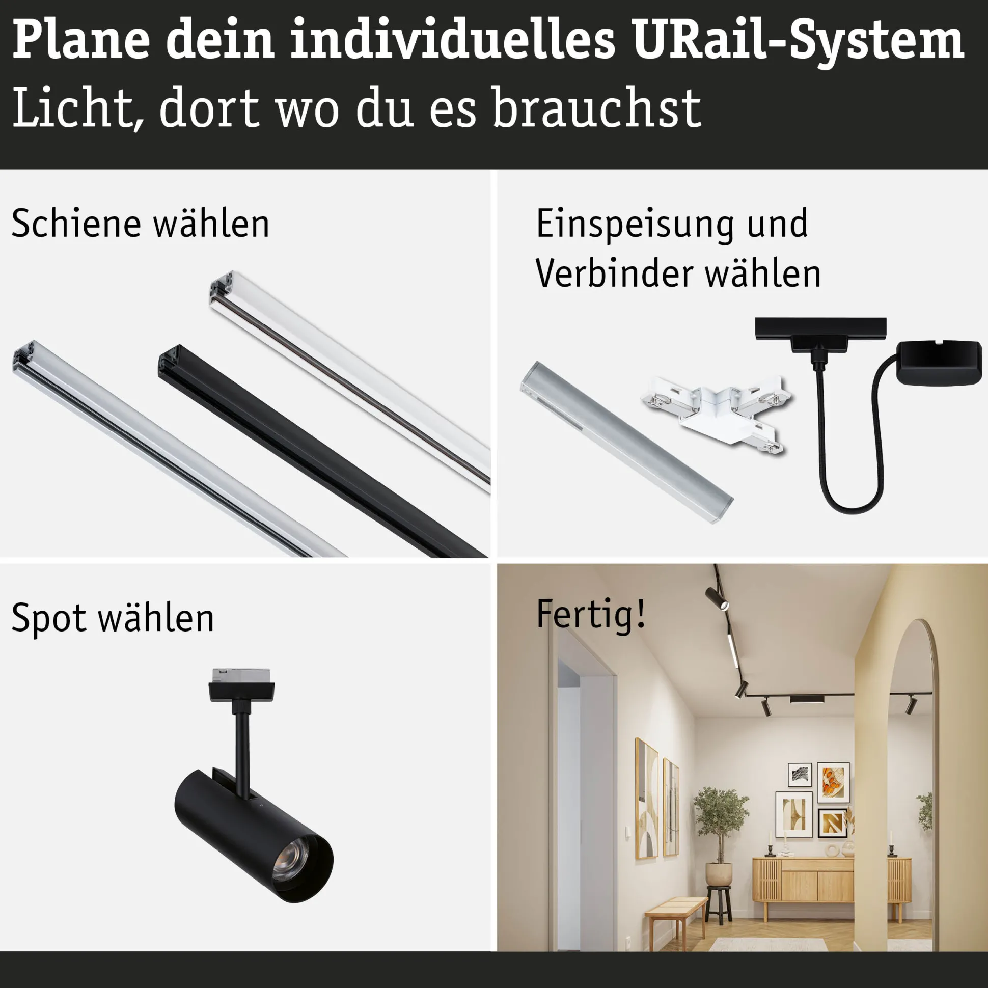 URail Schienenspot - Theron Einzelspot