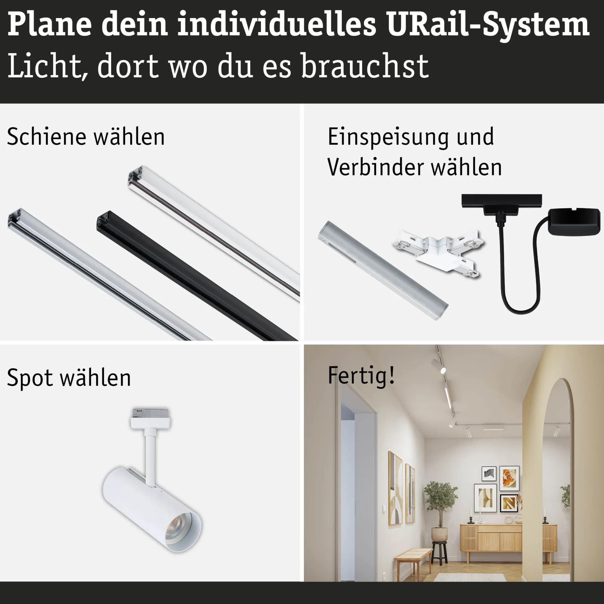 URail Schienenspot - Theron Einzelspot