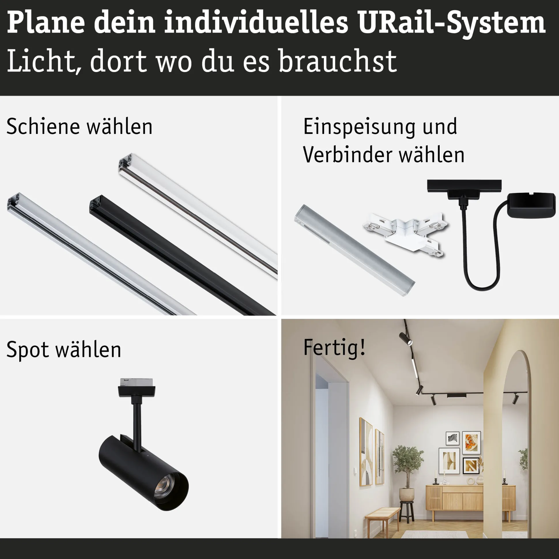 URail Schienenspot - Theron Einzelspot