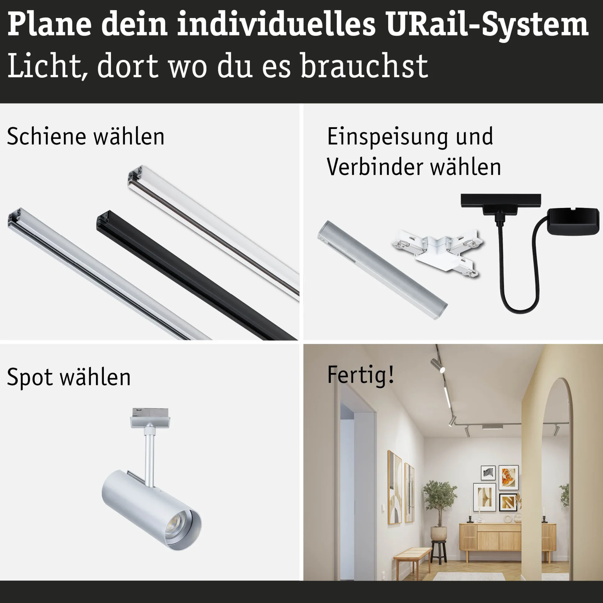 URail Schienenspot - Theron Einzelspot