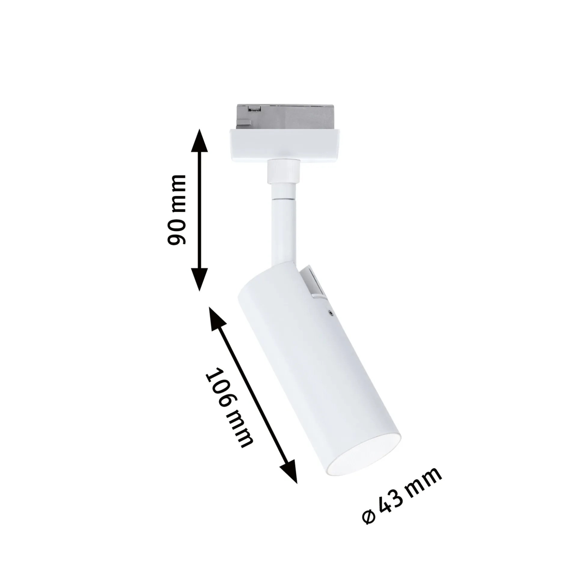 URail Schienenspot 3-Step-Dim - Tubo Einzelspot