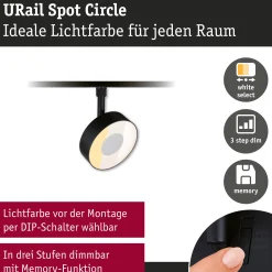 URail Schienenspot 3-Step-Dim - Circle