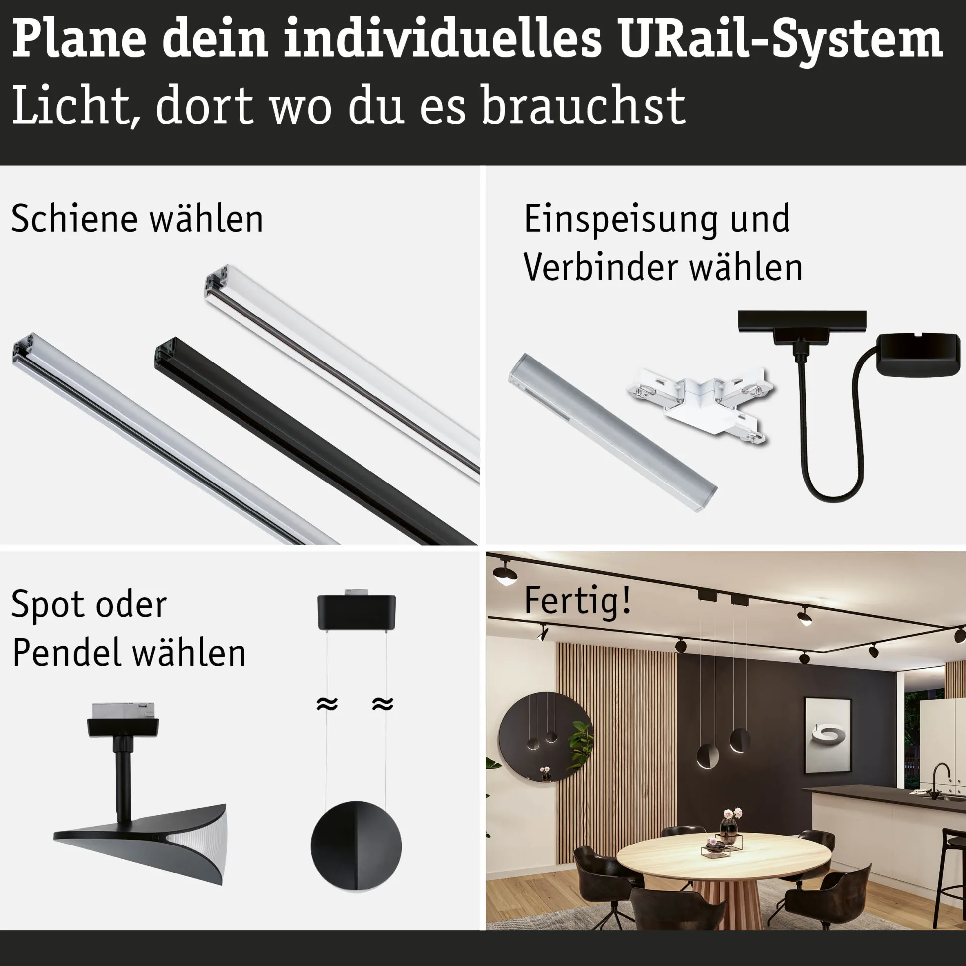 URail Schienenspot 3-Step-Dim - Alejandro
