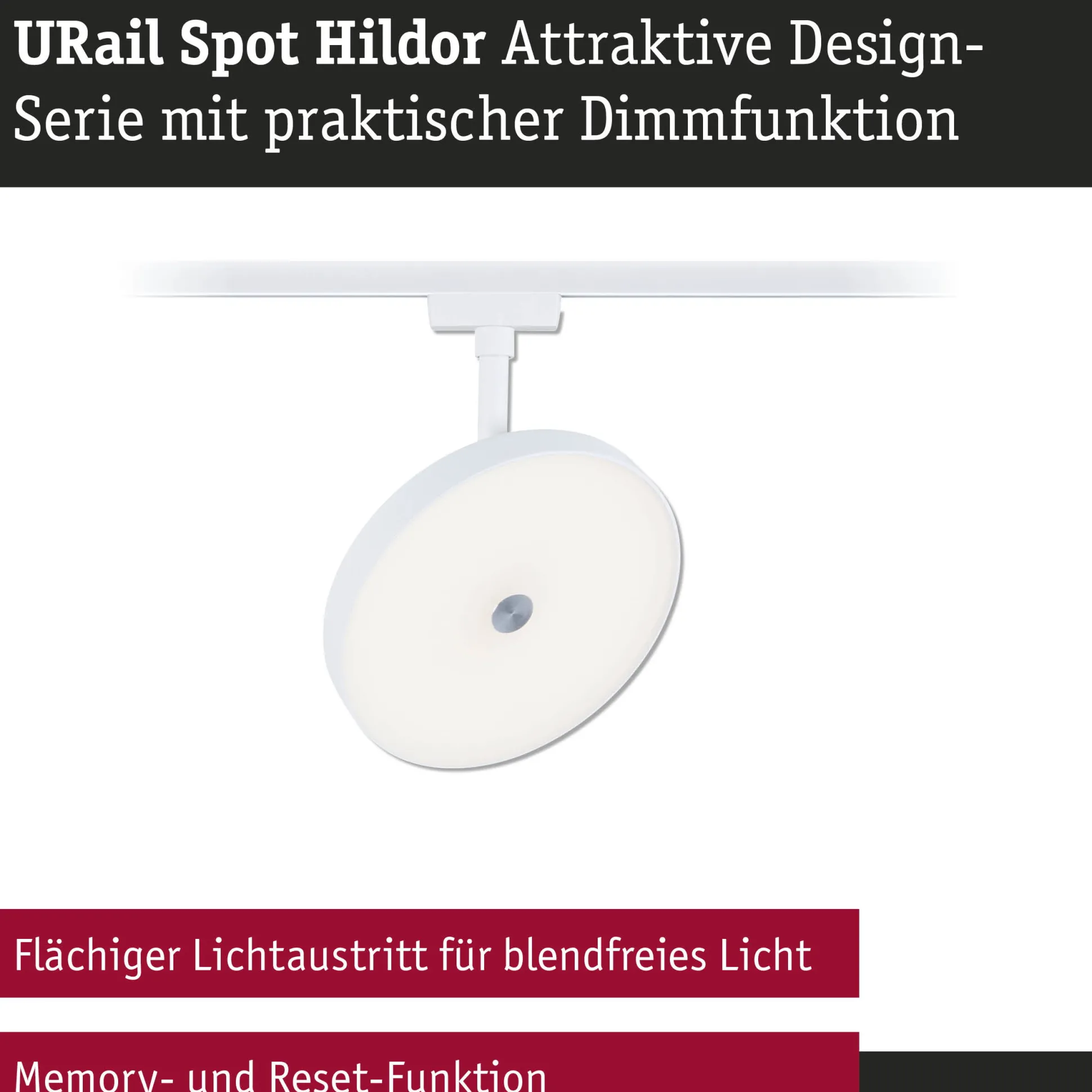 URail Schienenspot 3-Step-Dim - Hildor