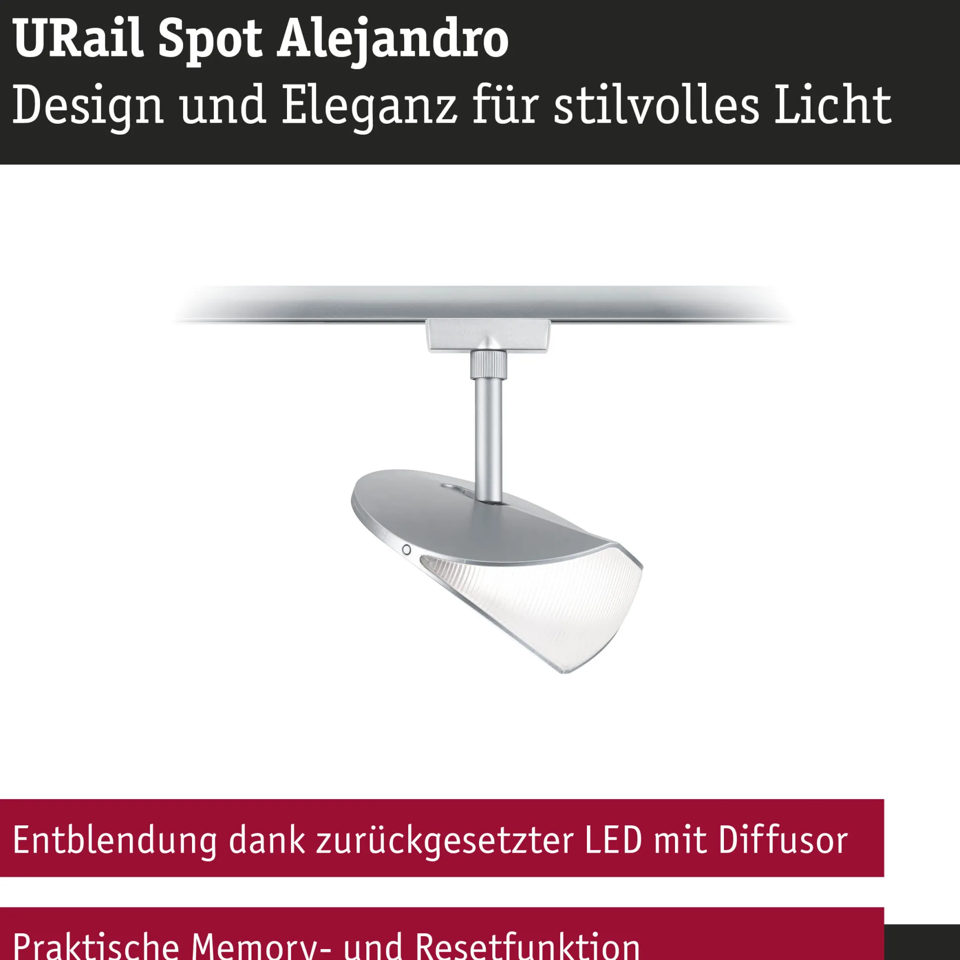URail Schienenspot 3-Step-Dim - Alejandro