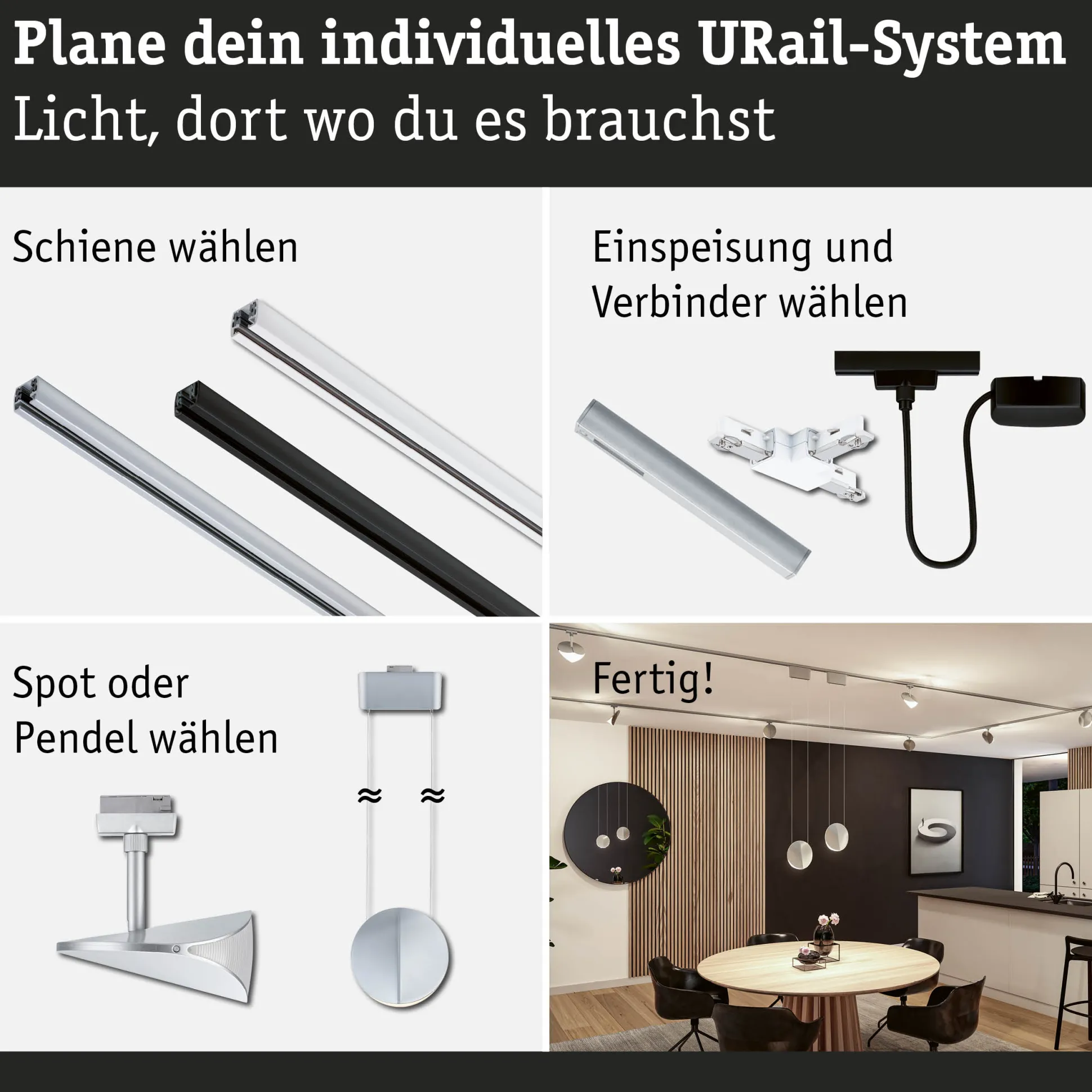 URail Schienenspot 3-Step-Dim - Alejandro