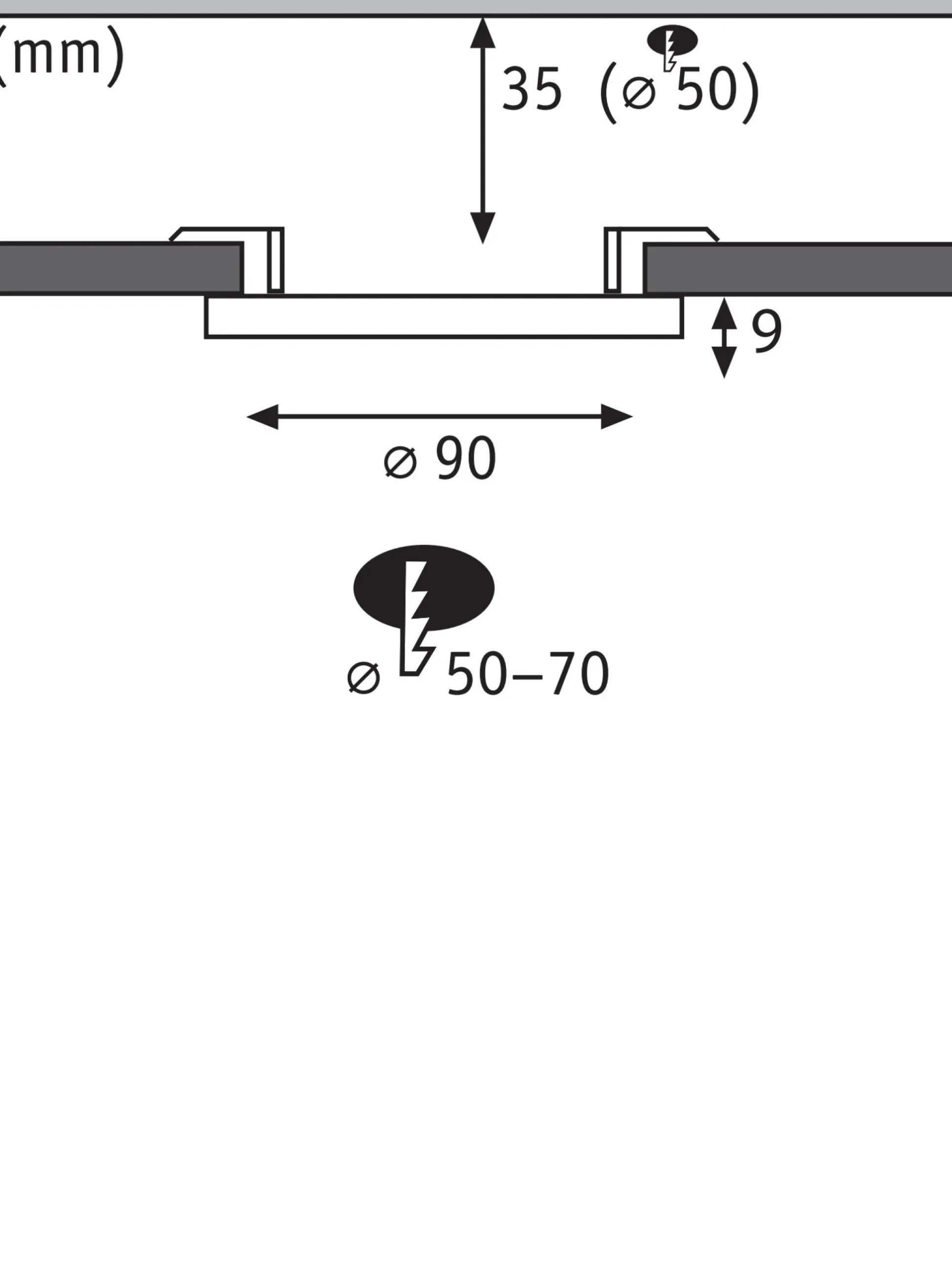 VariFit LED Einbaupanel - Veluna Edge