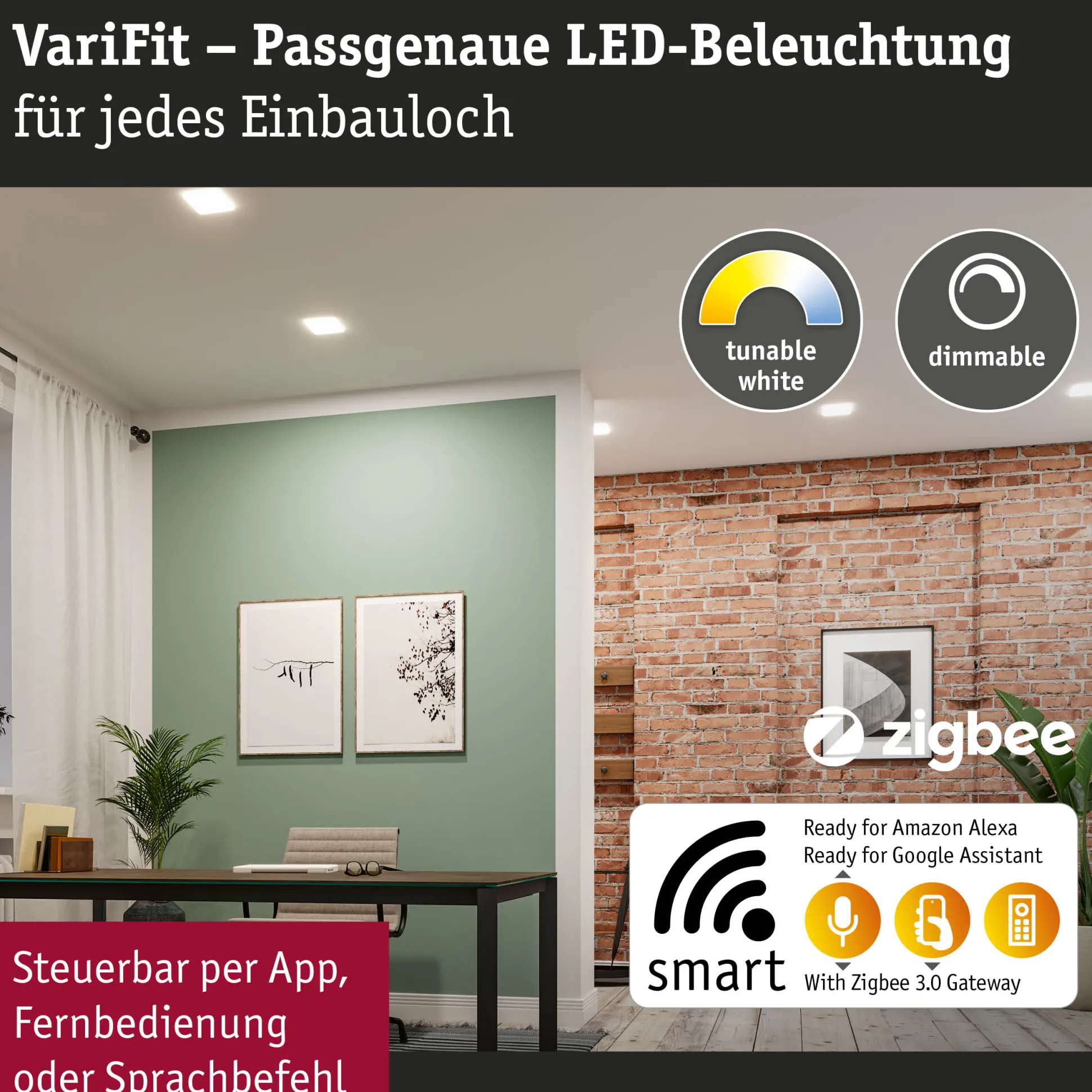 VariFit LED Einbaupanel - Veluna