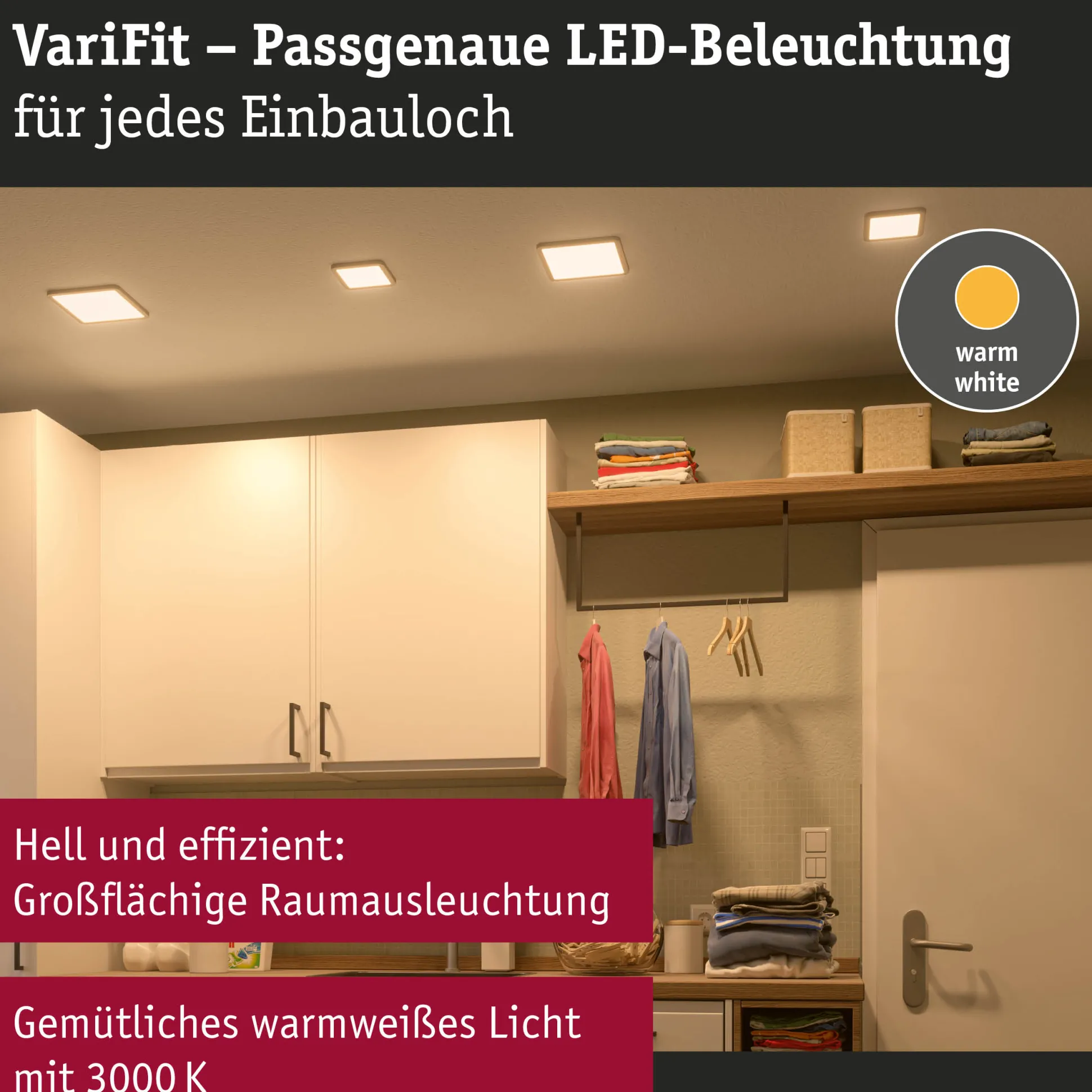 VariFit LED Einbaupanel - Areo