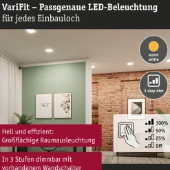 VariFit LED Einbaupanel 3-Step-Dim - Veluna